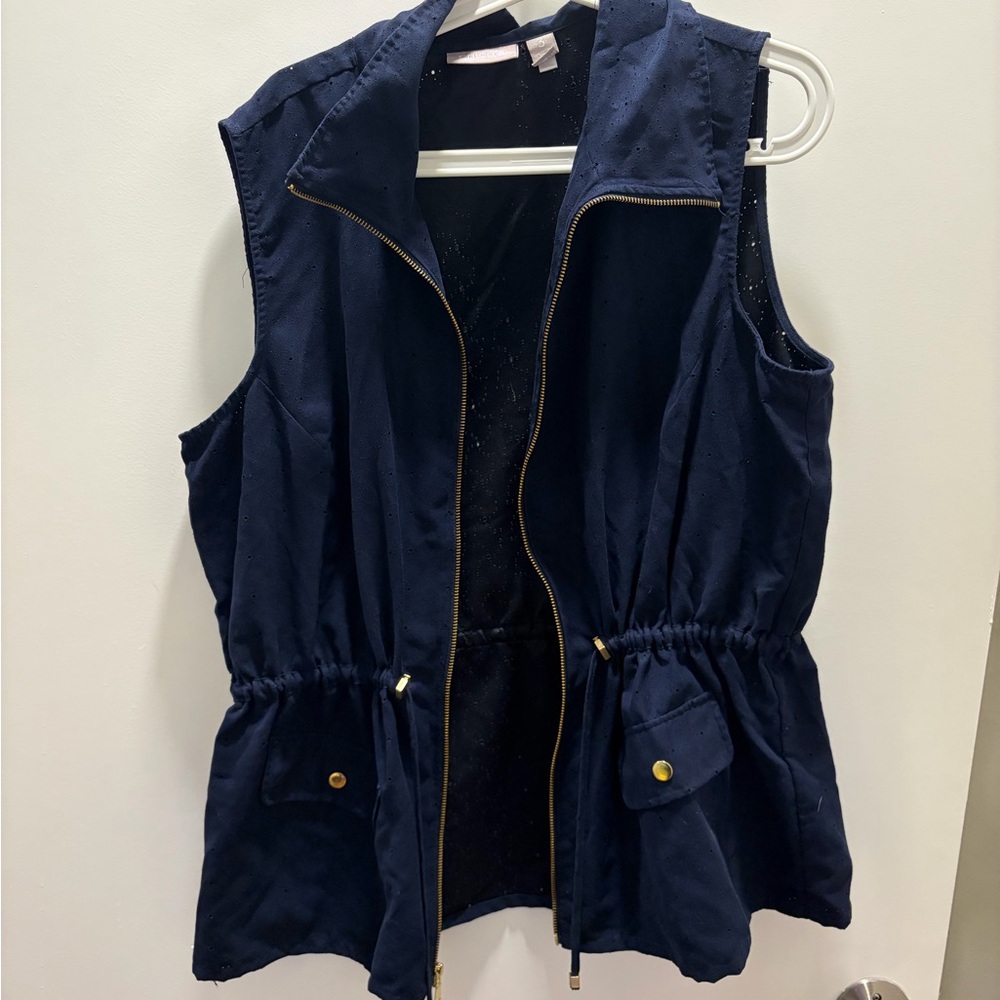 Chico's Navy Blue Vest